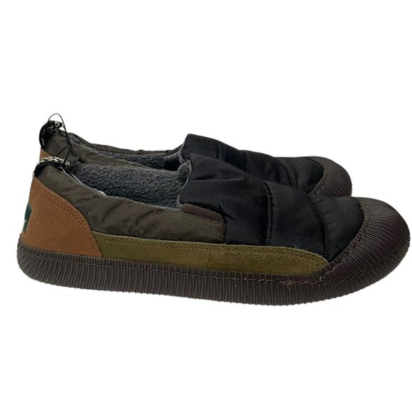 Staheekum Men's Puff Slip On Shoes Black Sz 10 Nylon Suede Water Repellent NEW - Picture 3 of 10